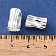 真鍮製ビーズ  コラム  銀  12x8mm  穴：7mm&nbsp;FIND-Z039-11A-S-3