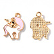 Alloy Enamel Pendants&nbsp;ENAM-R058-08A-2