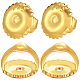 30Pcs Brass Ear Nuts&nbsp;KK-BBC0019-92G-1