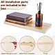 Rectangle Wood Wall Storage Rack&nbsp;AJEW-WH0794-25-3