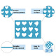 Acrylic Earring Handwork Template&nbsp;DIY-WH0359-022-4