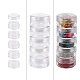 プラスチックビーズ収納ケース  ラウンド  5バイアル  直径約3.9 CM  高さ10.2センチ  容量：10ml（0.34液量オンス）&nbsp;LS-C078Y-3