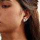 925 Sterling Silver Cubic Zirconia Stud Earrings&nbsp;EJEW-L294-013P-3