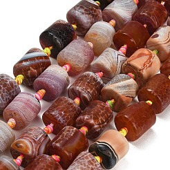 Dyed & Heated Natural Fire Crackle Agate Beads Strands&nbsp;GG-CBAB9C6-J01-01