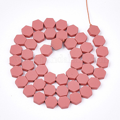 Spray Painted Non-magnetic Synthetic Hematite Beads Strands&nbsp;G-T116-03C-12