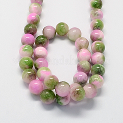 Natural Dyed Persian Jade Gemstone Bead Strands&nbsp;X-G-R271-8mm-XP25