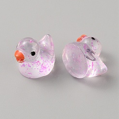 Mini Resin Sequins Duck Home Display Decorations&nbsp;RESI-SZC0004-06L