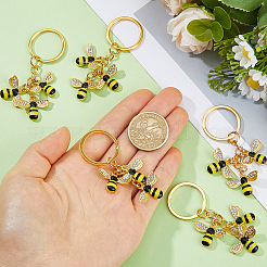 20Pcs Alloy Enamel Keychains&nbsp;KEYC-FH00097