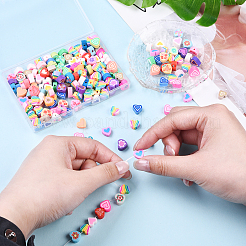 200Pcs Handmade Polymer Clay Beads&nbsp;CLAY-YW0002-20