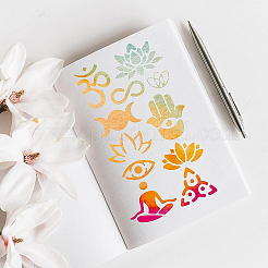 Chakra Stainless Steel Cutting Dies Stencils&nbsp;DIY-WH0242-238
