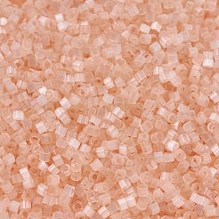 MIYUKIデリカビーズ  シリンダー  日本製シードビーズ  11/0  (db0824) ライトピーチシルクサテン  1.3x1.6mm  穴：0.8mm  約10000個/袋  50 G /袋&nbsp;SEED-X0054-DB0824