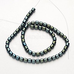 Electroplate Non-magnetic Synthetic Hematite Bead Strands&nbsp;G-F300-28-07