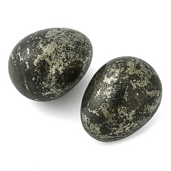 天然な黒の石  穴なし/ドリルなし  卵形  38~38.5x49.5~51mm&nbsp;G-D067-05