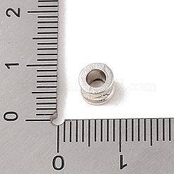 チベット風合金ビーズ  カドミウムフリー＆鉛フリー  太陽模様の柱  アンティークシルバー  6x4.5mm  穴：3mm&nbsp;TIBE-Q090-50AS