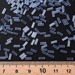 Transparent Glass Bugle Beads&nbsp;SEED-N005-001-C08