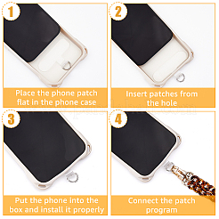 Transparent Acrylic Link Cell Phone Chain Crossbody Neck Chain&nbsp;HJEW-AB00022