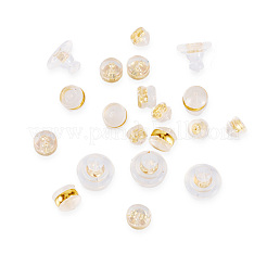 24Pcs 4 Styles Brass Ear Nuts&nbsp;FIND-TA0006-59