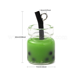 Glass Bottle Pendants&nbsp;CRES-S359-01H
