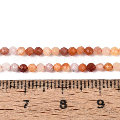 Natural Golden Silk Jade Beads Strands&nbsp;G-T143-07