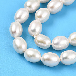 Natural Cultured Freshwater Pearl Beads Strands&nbsp;PEAR-N012-06X-01