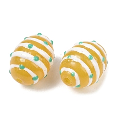 Glass Imitation Jade Beads&nbsp;GLAA-L051-02C