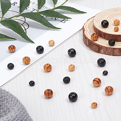 Natural Wood Beads&nbsp;WOOD-PH0001-33-LF-WH