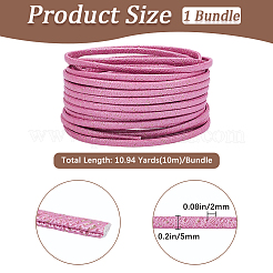 10M Folding Glitter PU Leather Cord&nbsp;OCOR-GF0004-11A