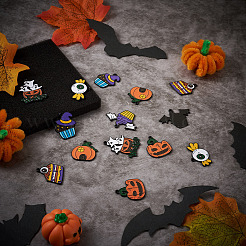 21Pcs 7 Style Halloween Alloy Enamel Pendant&nbsp;ENAM-BT0001-16
