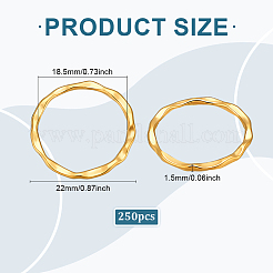250pcs Tibetan Style Alloy Linking Rings&nbsp;FIND-PH0025-01AG