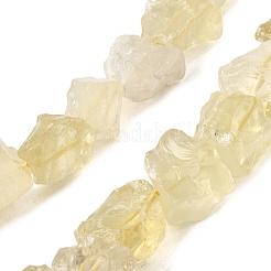 Natural Lemon Quartz(Heated) Beads Strands&nbsp;G-S386-C17