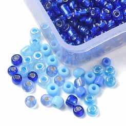 936Pcs 6 Style Glass Seed Round Beads&nbsp;SEED-FS0001-07