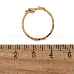 304 Stainless Steel Cuff Rings for Women&nbsp;RJEW-D285-01G-Y