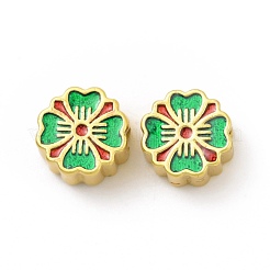 Rack Plating Brass Enamel Beads&nbsp;KK-F839-018MG