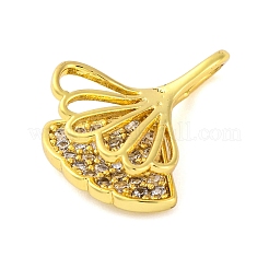 Frech Style Brass Micro Pave Cubic Zirconia Pendants&nbsp;KK-A232-05A-G