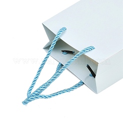 White Paper Gift Tote Bags with Handles&nbsp;ABAG-K004-02