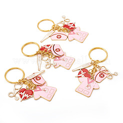 4Pcs Alloy Enamel Keychain&nbsp;KEYC-TAC00037