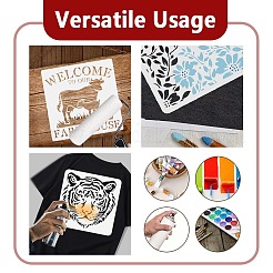 PET Hollow Out Drawing Painting Stencils&nbsp;DIY-WH0675-141