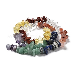 Chakra Natural Mixed Gemstone Chip Beads Strands&nbsp;G-M205-78
