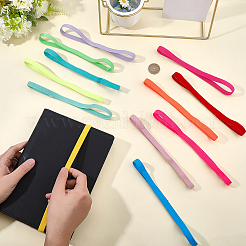 Candy Color Nylon & Spandex Elastic Bookmark&nbsp;OFST-CP0001-14C