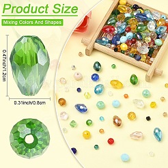 18 Strands 18 Styles Glass Beads Strands&nbsp;GLAA-YW0005-52