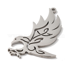 Non-Tarnish 304 Stainless Steel Pendants&nbsp;STAS-U010-18P