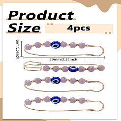 4Pcs Iron Kilt Pins&nbsp;JEWB-LP0005-05