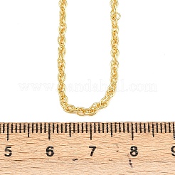 2.5MM Brass Rope Chain Necklaces for Women&nbsp;NJEW-A062-04G