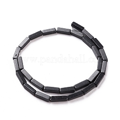 Synthetic Black Stone Beads Strands&nbsp;G-G837-16