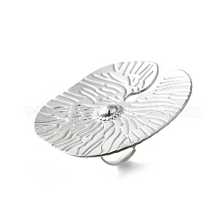 Adjustable 304 Stainless Steel Cuff Rings&nbsp;LS-RJEW-V005-01B-P
