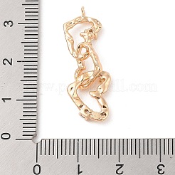 Brass Micro Pave Clear Cubic Zirconia Pendants&nbsp;KK-S388-12G