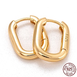 925 Sterling Silver Huggie Hoop Earrings&nbsp;EJEW-H110-09G