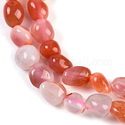 Natural Red Agate Beads Strands&nbsp;G-P497-01B-11