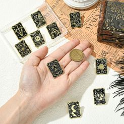 10Pcs 10 Styles Alloy Enamel Pins&nbsp;JEWB-CJ0001-67