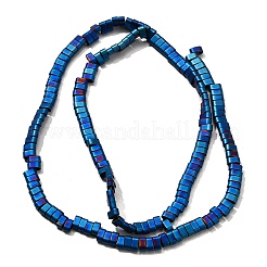 2-Hole Electroplated Synthetic Non-magnetic Hematite Beads Strands&nbsp;G-L613-A01-01G